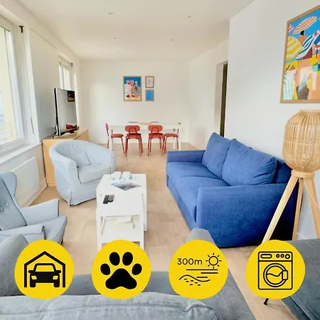 Lejlighed Sasha - 6 Pers Avec Garage Au Coeur De Berck-plage Berck